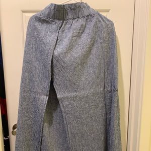 express high waisted front slit maxi skirt